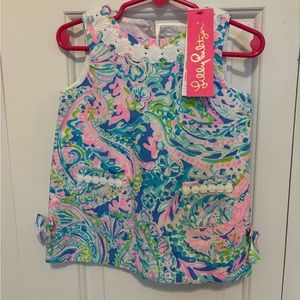 Lilly Pulitzer 12/18 NWT Shift Dress set